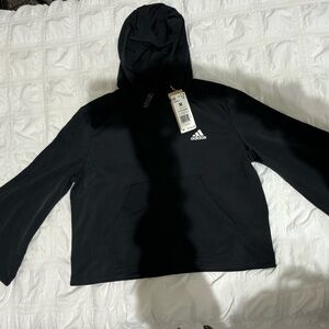 Cropped adidas hoodie